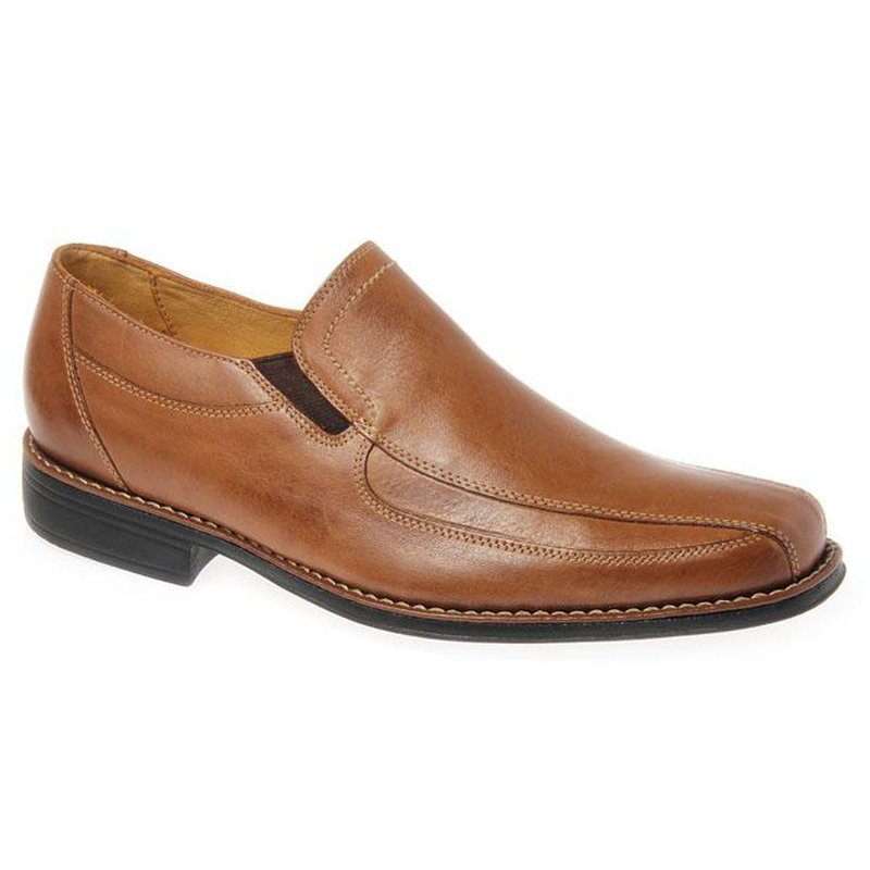 Sandro Moscoloni Berwyn Tan Leather Venetian Loafer In Brown