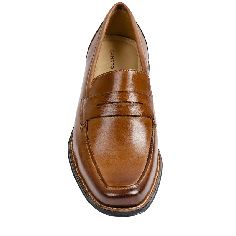 Shop Sandro Moscoloni Men's Max Stuart Penny Loafer In Brown