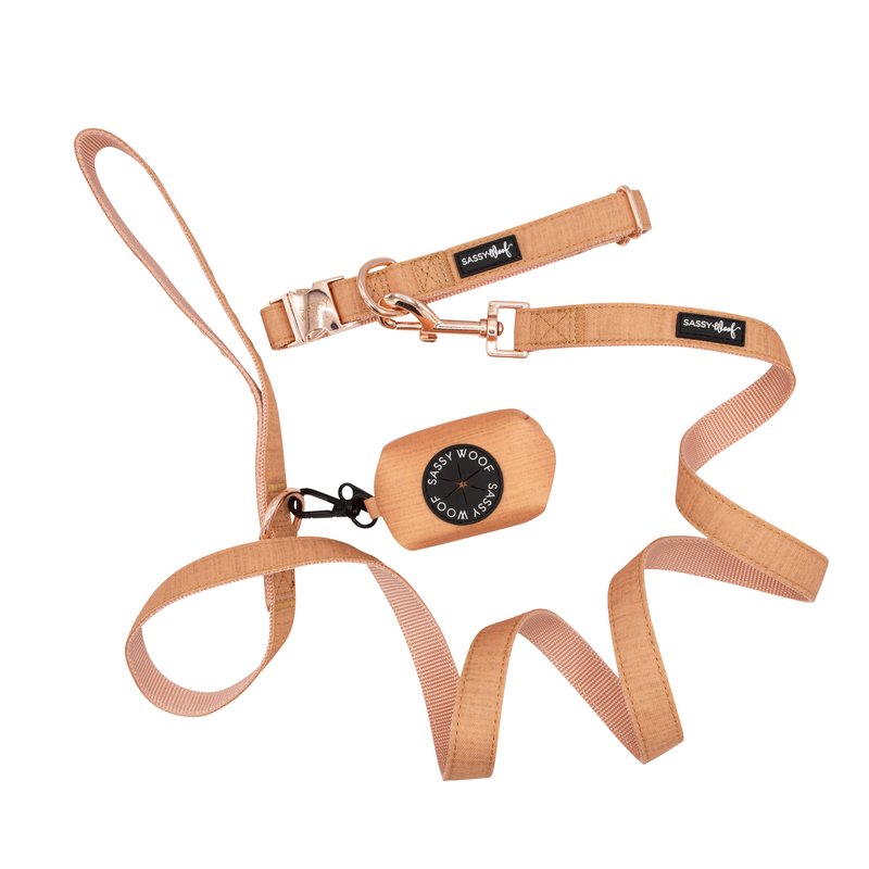 Sassy Woof Adjustable Harness In White