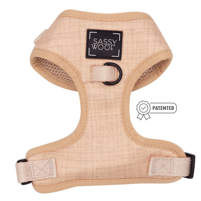 Sassy Woof Adjustable Harness In Brown