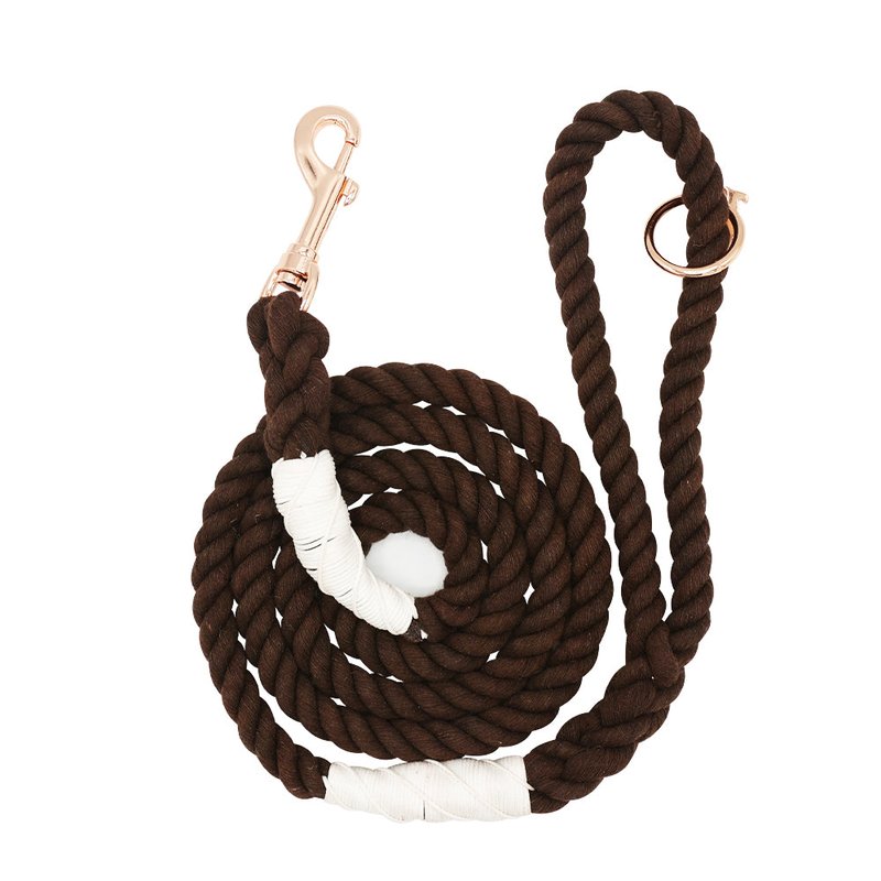 Sassy Woof Dog Rope Leash In Brown