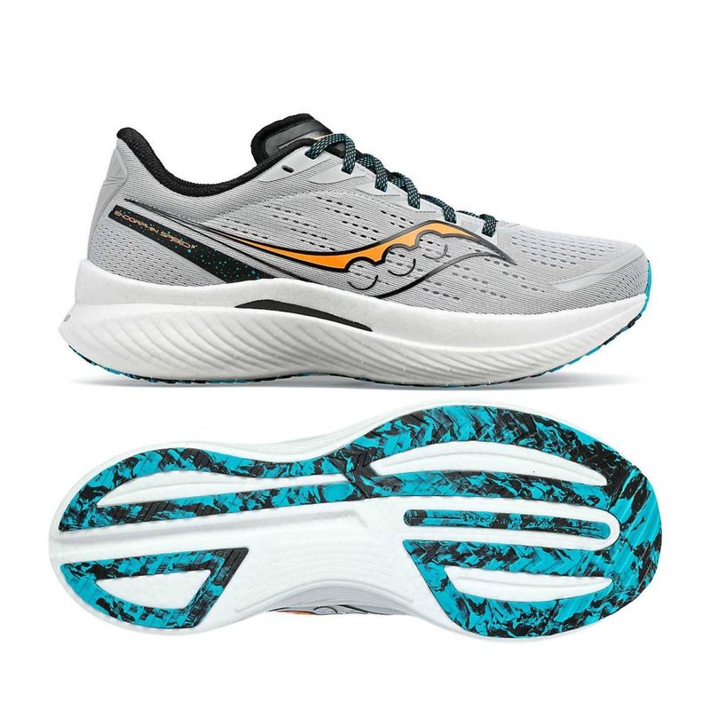 Shop Saucony Men's Endorphin Speed 3 Running Shoes In Grey