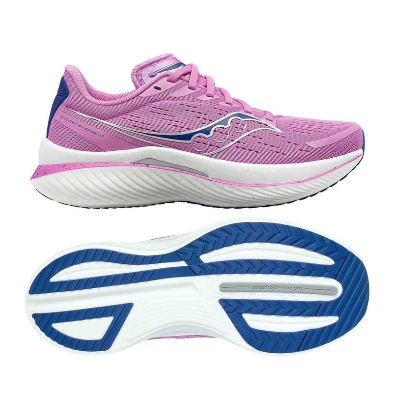 Shop Saucony Women's Endorphin Speed 3 Running Shoes In Purple