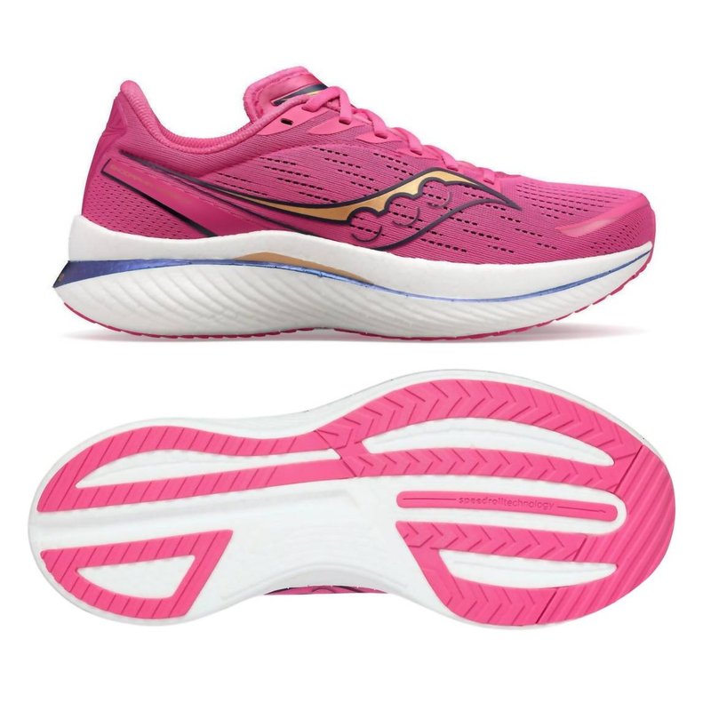 Shop Saucony Women's Endorphin Speed 3 Running Shoes In Pink