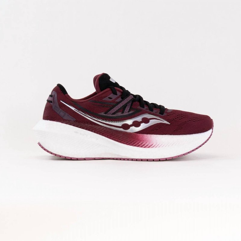 Shop Saucony Women's Triumph 20 Wide Sneakers In Red