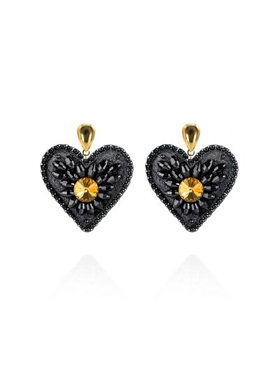 Saulė Label Ava Earrings In Smoky Topaz product