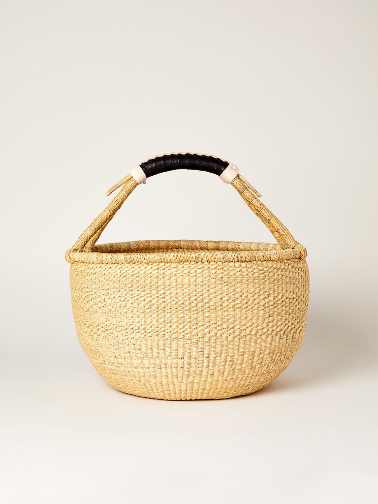 Beam Straw Basket - Natural