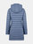 Women's Carol Coat with Detachable Hood - Stone Blue