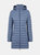 Women's Carol Coat with Detachable Hood - Stone Blue - Stone Blue