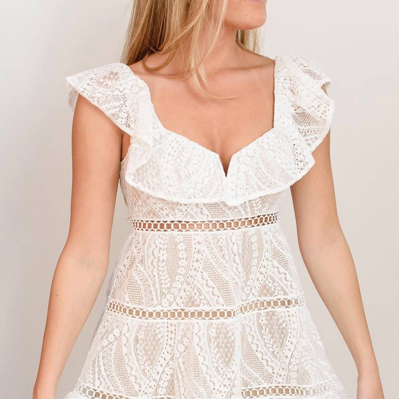 Shop Saylor Karalyn Dress In White