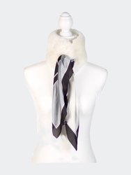 The Willow Scarf - Silver/Black