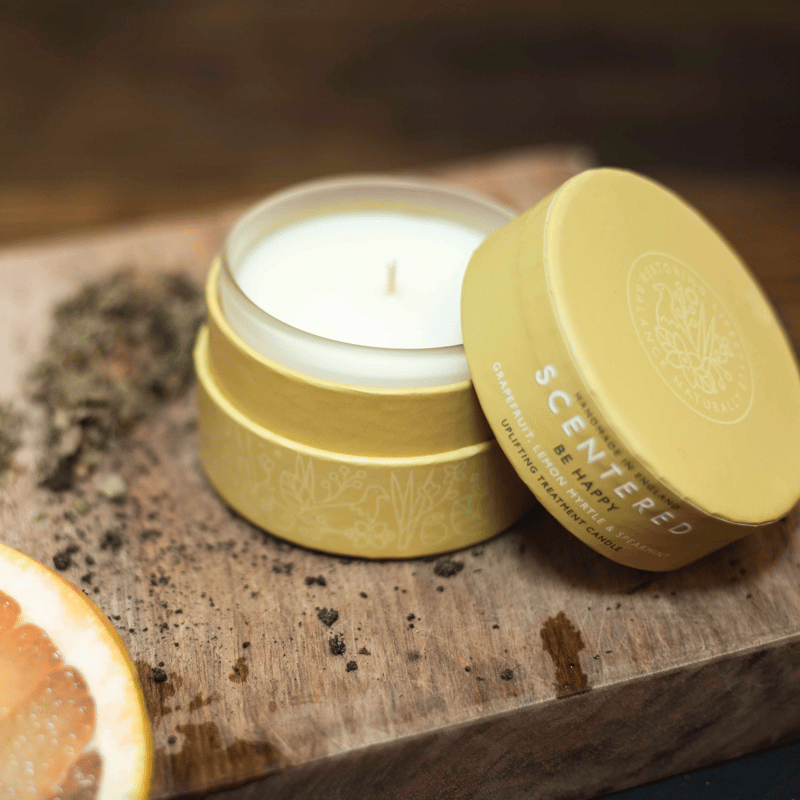 Scentered Happy Travel Aromatherapy Candle