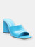 Lizah Leather Sandal - True Blue