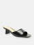 Lizah Lo Leather Sandal - Black