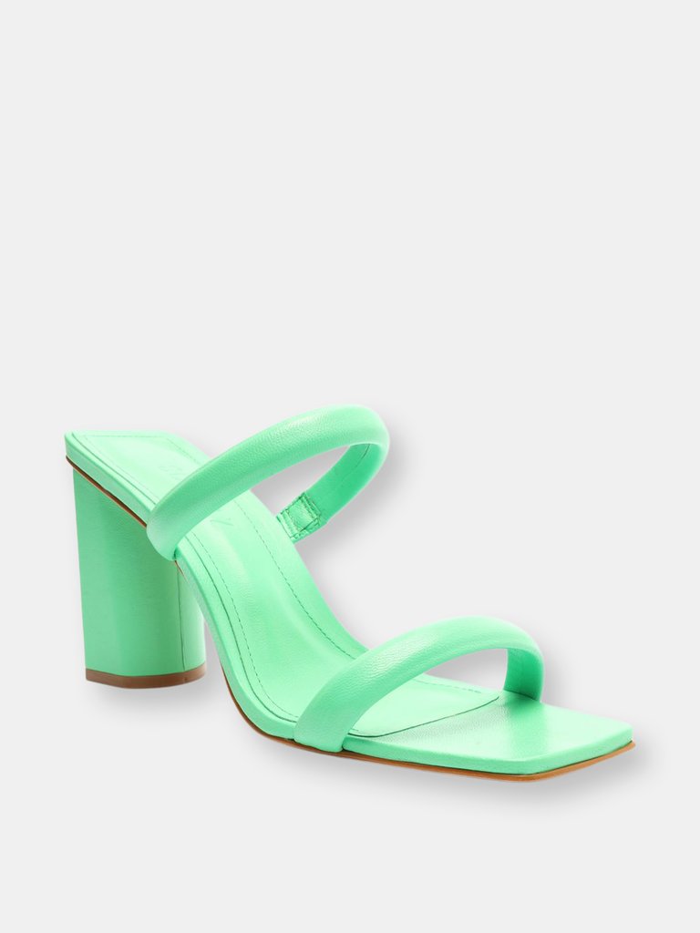 Ully Leather Sandal - Gianni Green