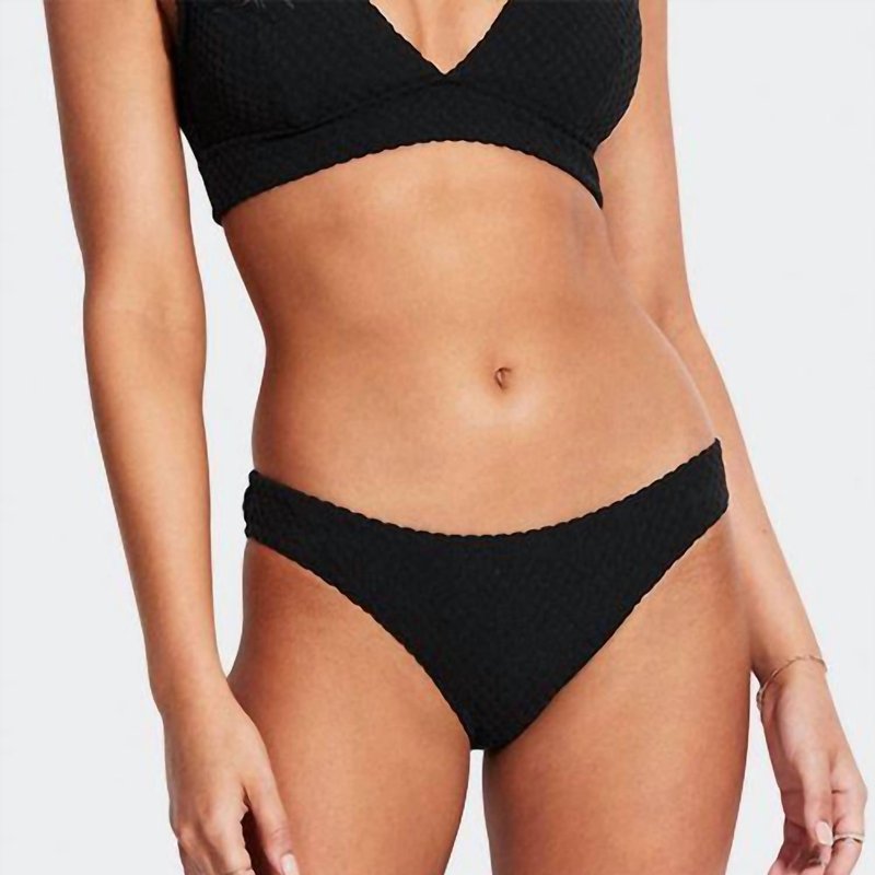 Shop Seafolly Riviera Hipster Bikini Bottom In Black