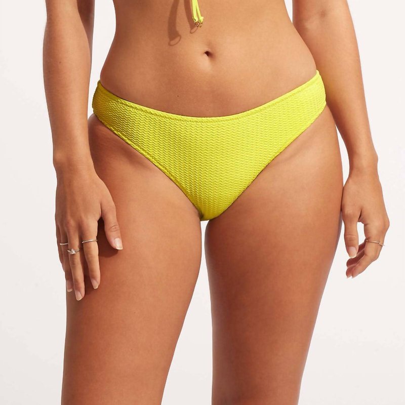Seafolly Sea Dive Hipster Pant In Yellow