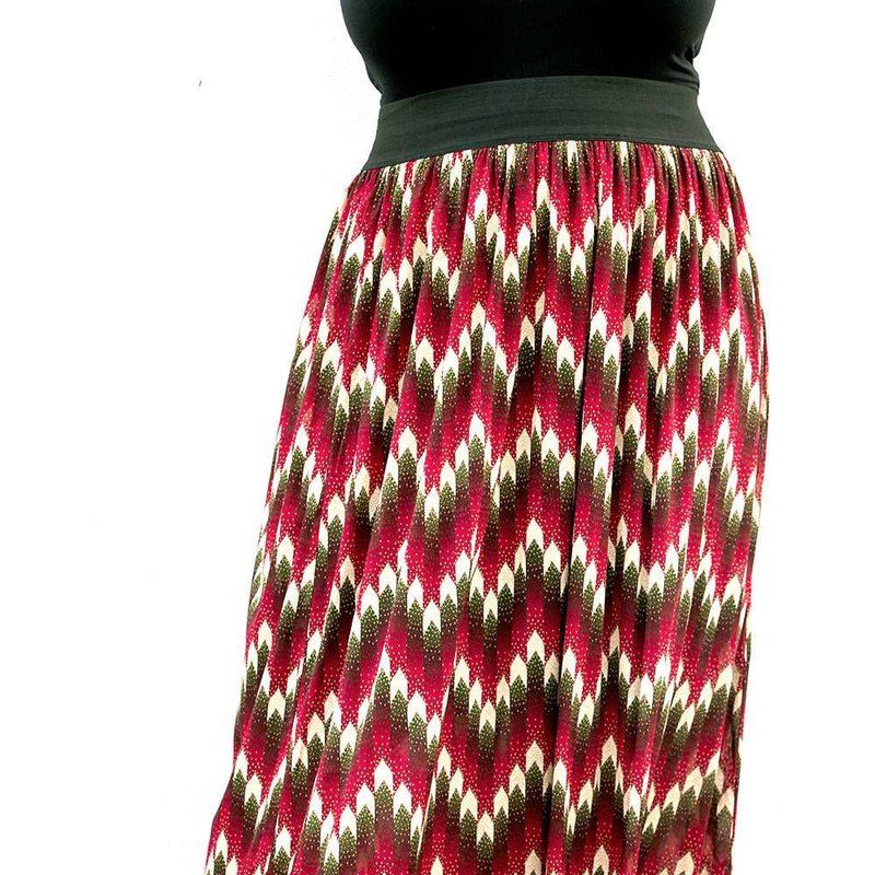 Sealed With A Kiss Isabella Skirt In Red