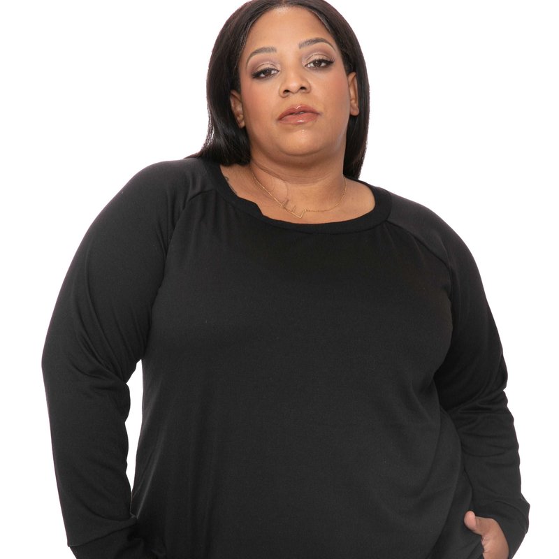Sealed With A Kiss Martha Pull Over In Black