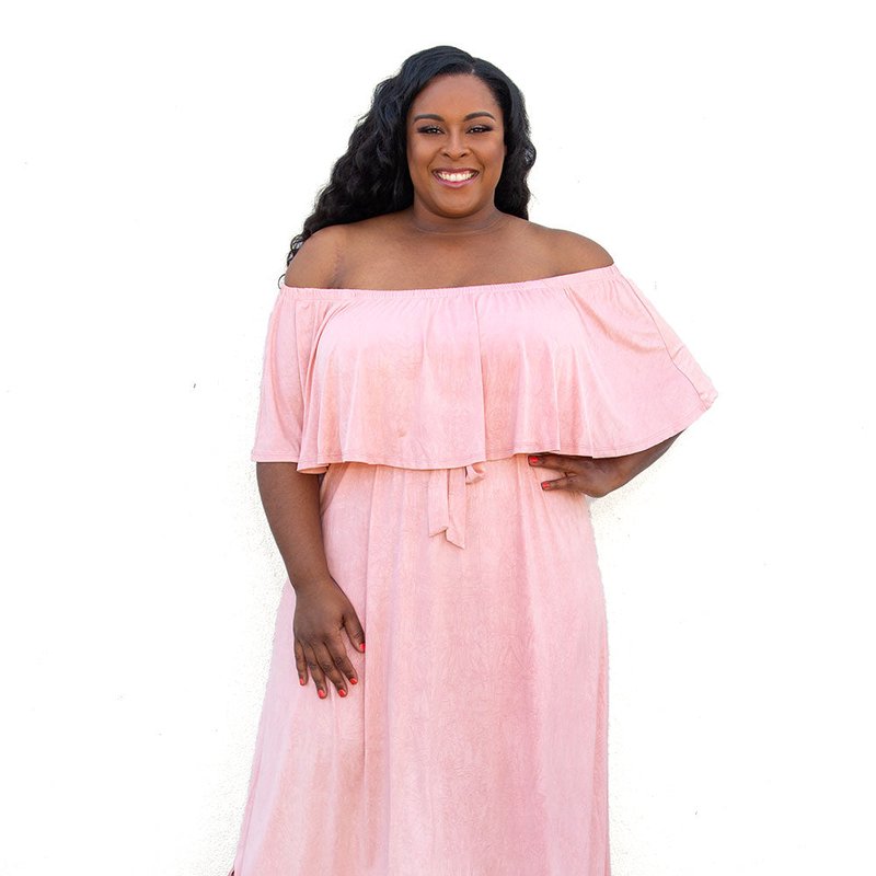 Sealed With A Kiss Morgan Maxi Dress In Pink