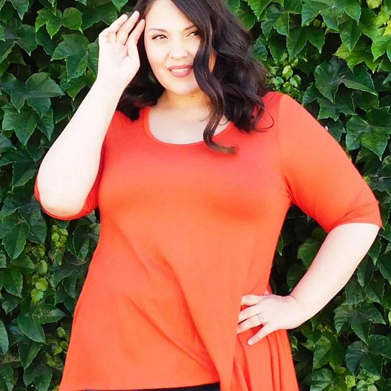 Sealed With A Kiss Polly Top In Orange