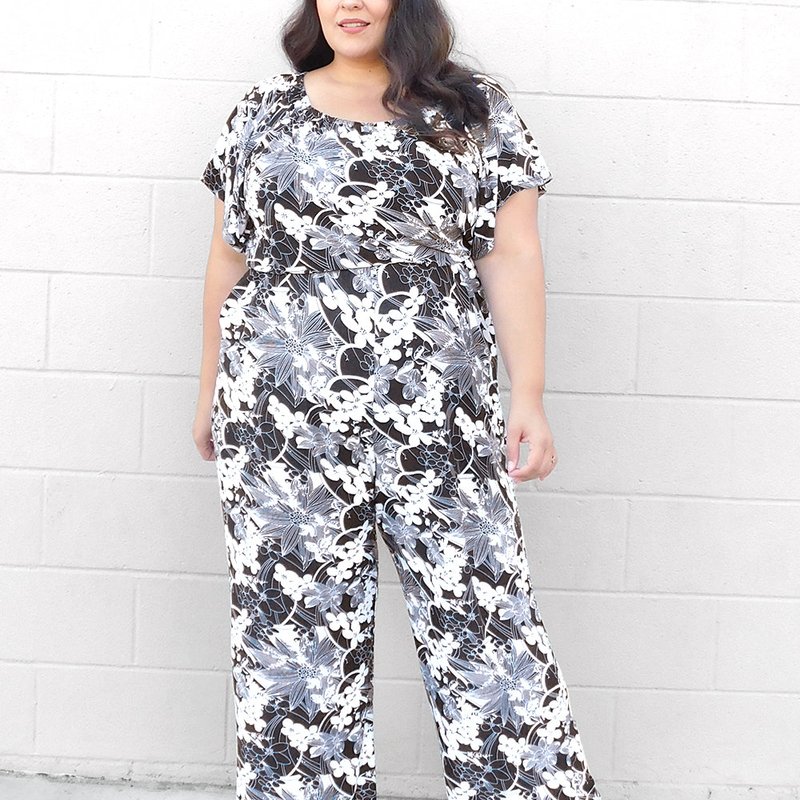 Sealed With A Kiss Tammy Jumpsuit In Grey