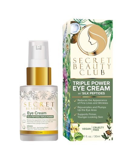 Secret Beauty Club Organic Silk Peptides Triple Power Eye Cream product