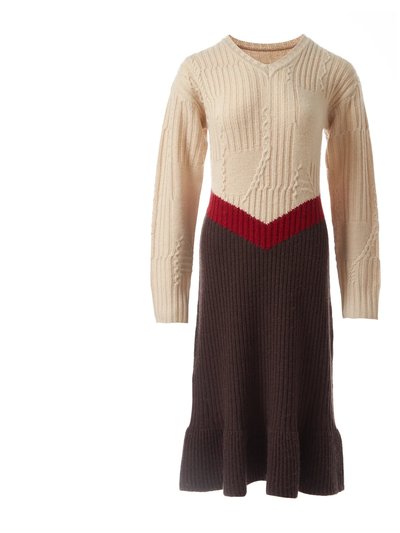 See by Elise Finn Cable Knit Sweater Dress product