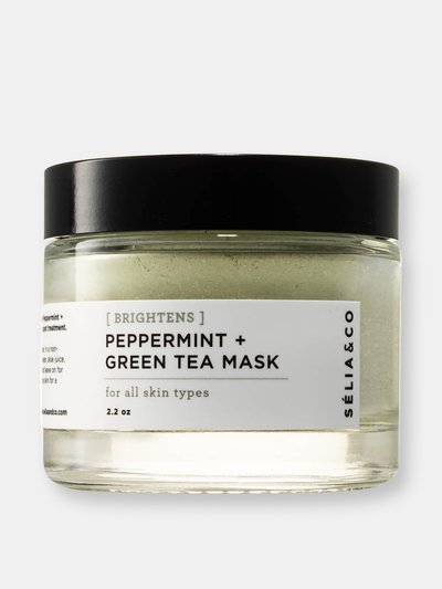 SELIA & CO [Brightens] Peppermint + Green Tea Mask product