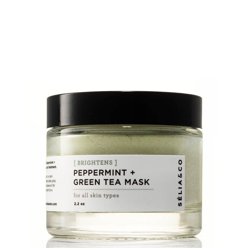 Selia & Co [brightens] Peppermint + Green Tea Mask
