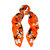 Butterflies Orange Scarf - Orange