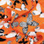 Butterflies Orange Scarf