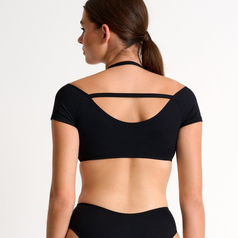 Shan Hourglass One-piece In Black
