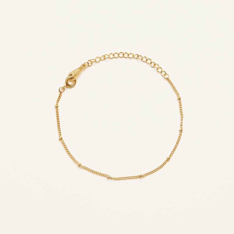 Shapes Studio Bobble Chain Bracelet In Gold