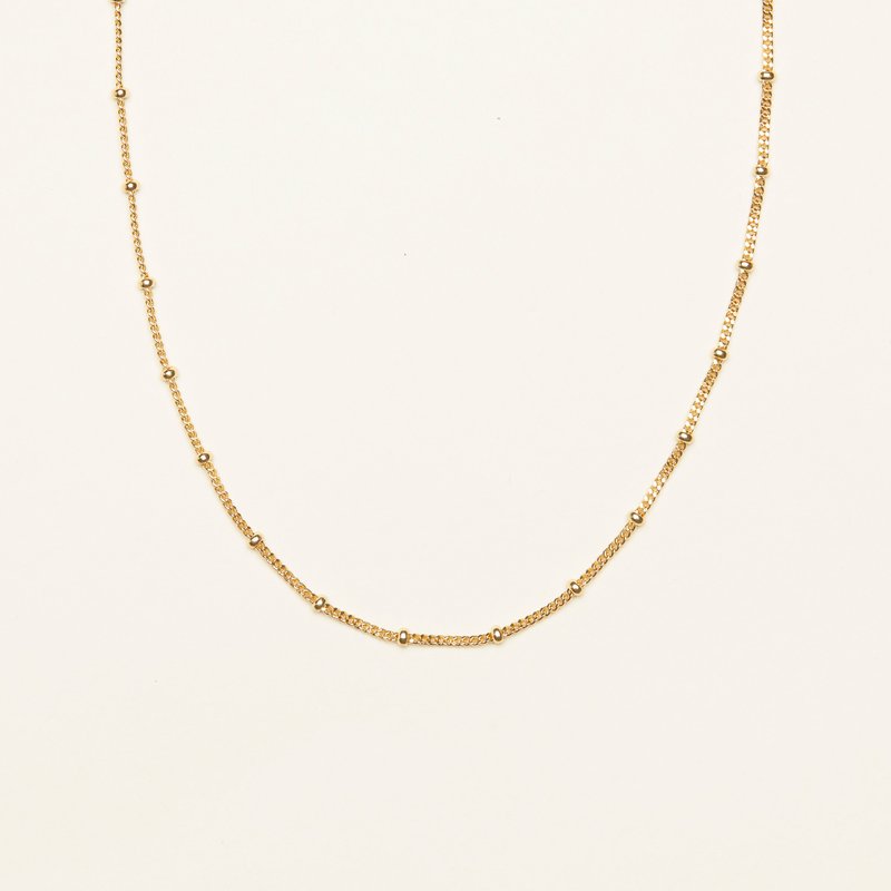 Shapes Studio Bobble Chain Necklace In Gold
