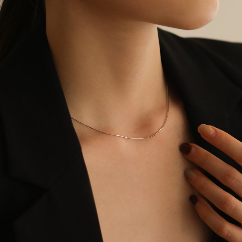 Shop Shapes Studio Stacking Herringbone Necklace In Gold