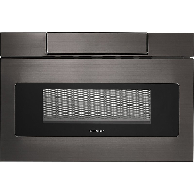 Sharp 1.2 Cu. Ft. Stainless Microwave Drawer In Black