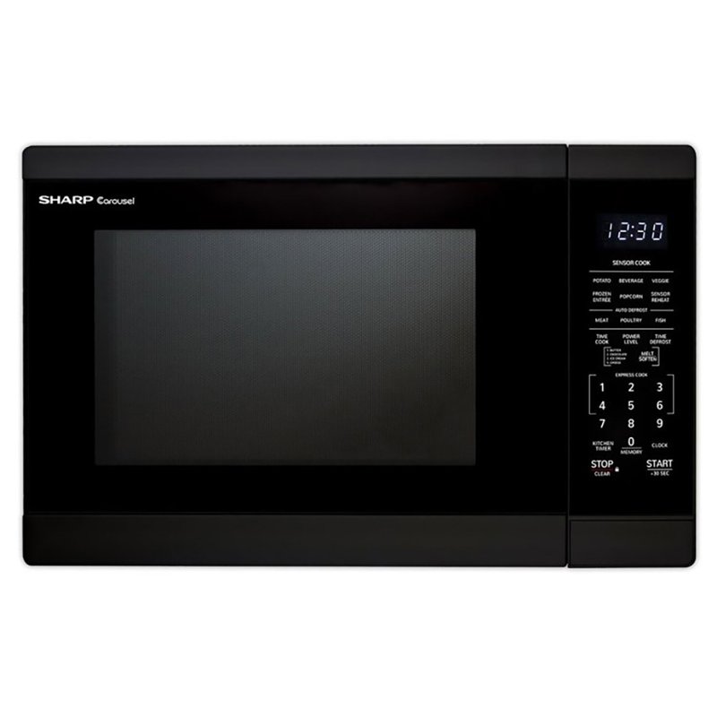 Sharp 1.4 Cu. Ft. Countertop Microwave Oven In Black