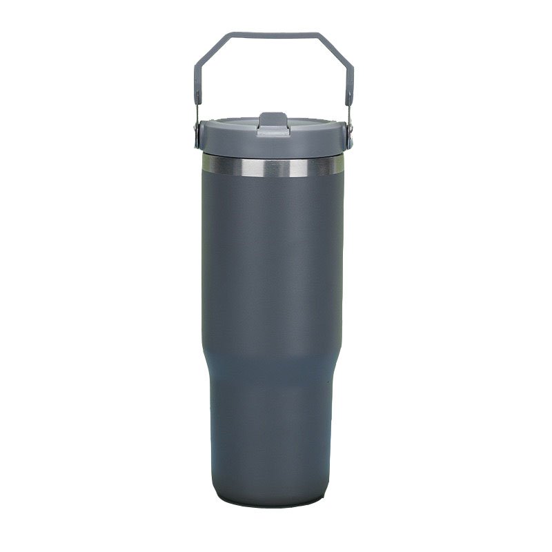 Sheshow 20oz/30oz H2.0 Flowstate Stainless Steel Vacuum Insulated Flasks In Grey