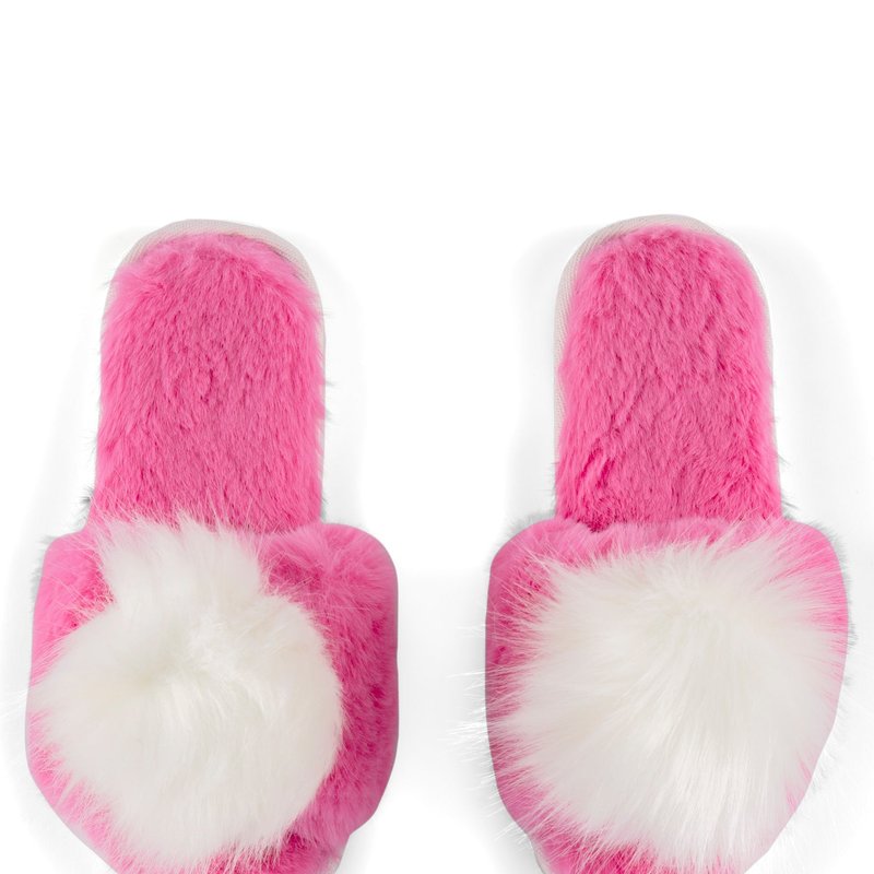 Shiraleah Amor Slippers, Magenta In Pink