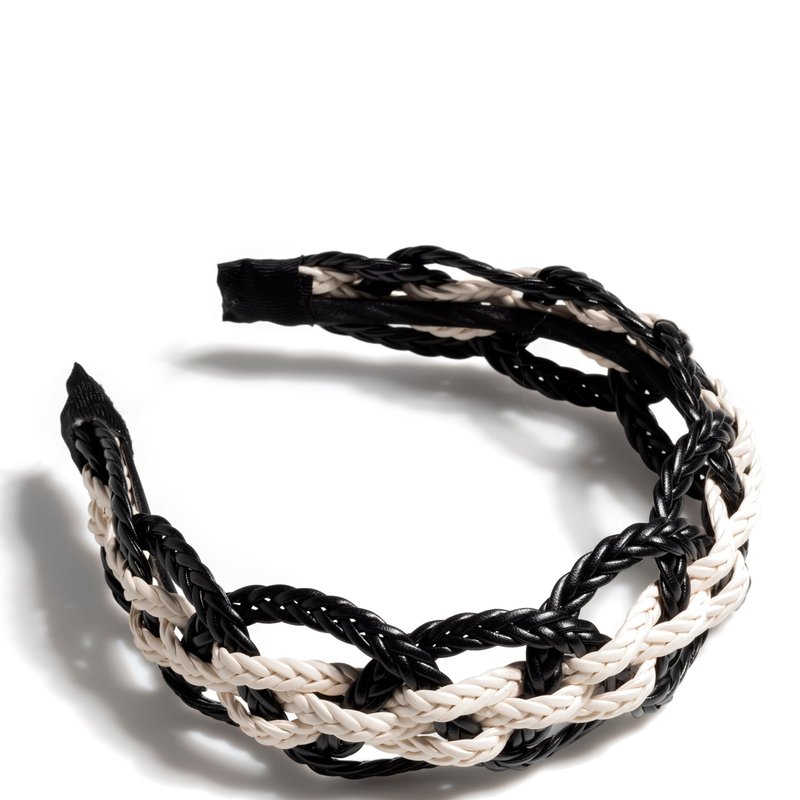 Shiraleah Basket Weave Headband, Multi In White