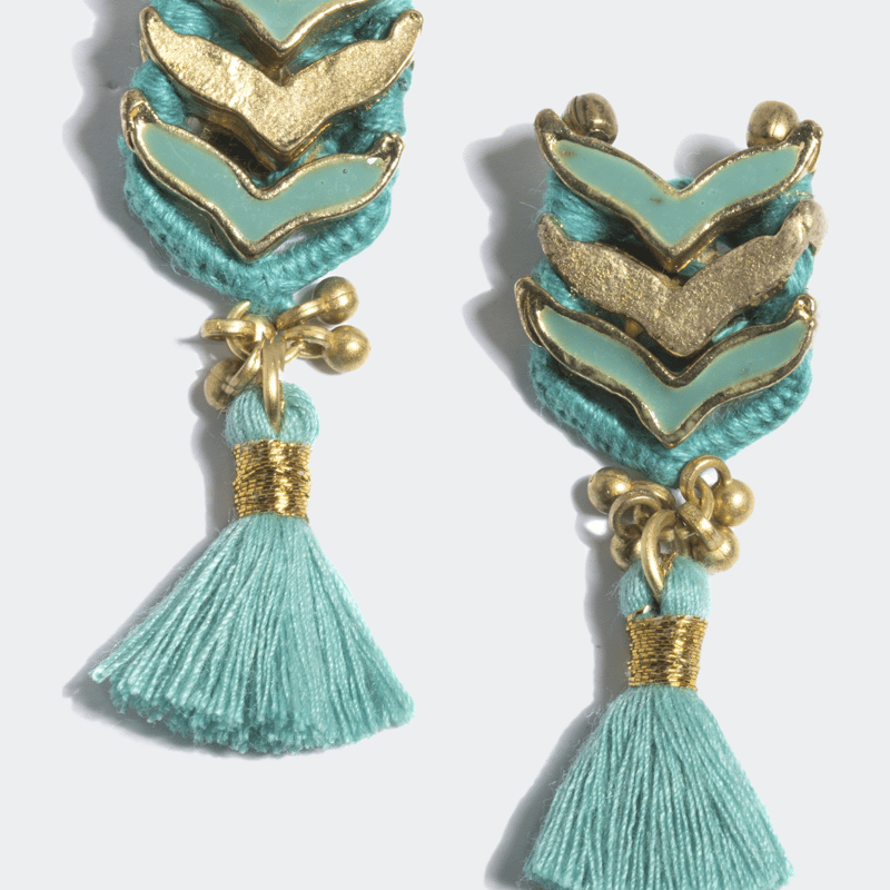 Shiraleah Belen Earrings, Turquoise