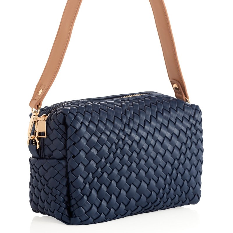 Shop Shiraleah Blythe Boxy Cross-body Bag, Navy In Blue
