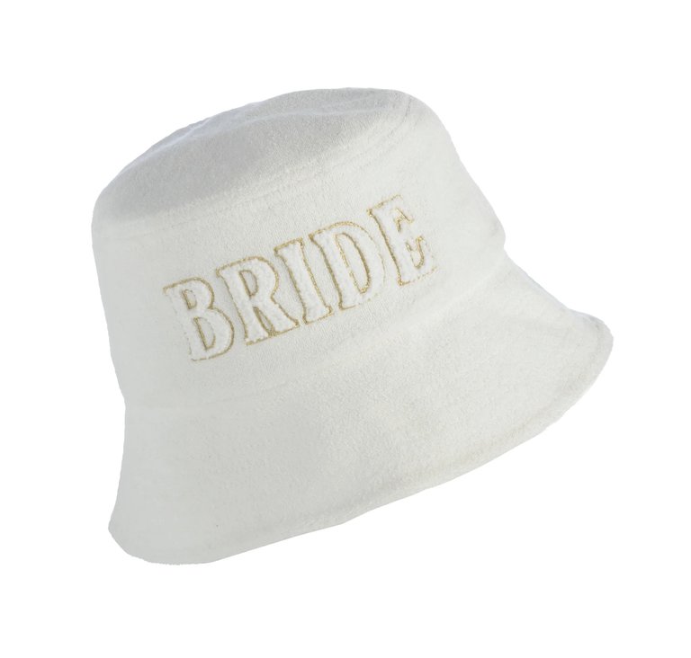 "Bride" Bucket Hat - Ivory
