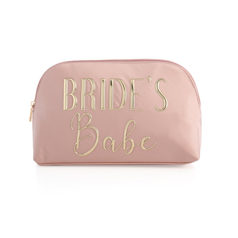 Shiraleah "bride's Babe" Cosmetic Pouch In Pink