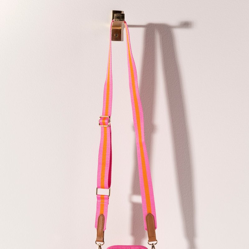 Shiraleah Ezra Phone Holder Handbag, Pink