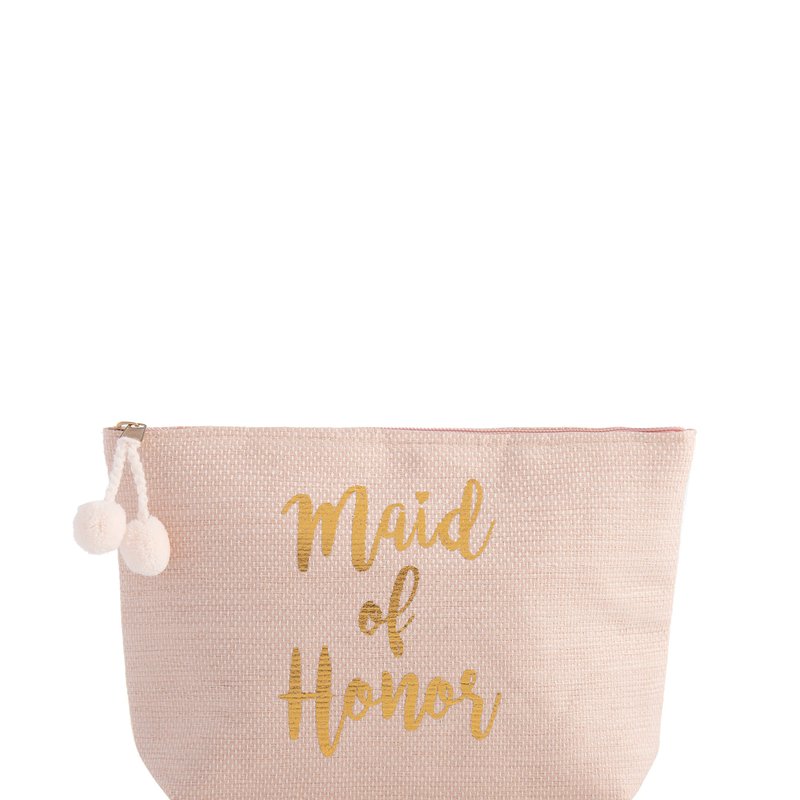 Shiraleah Maid Of Honor Zip Pouch, Blush In Pink