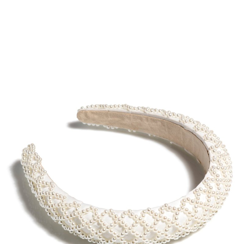 Shiraleah Pearl Headband In White
