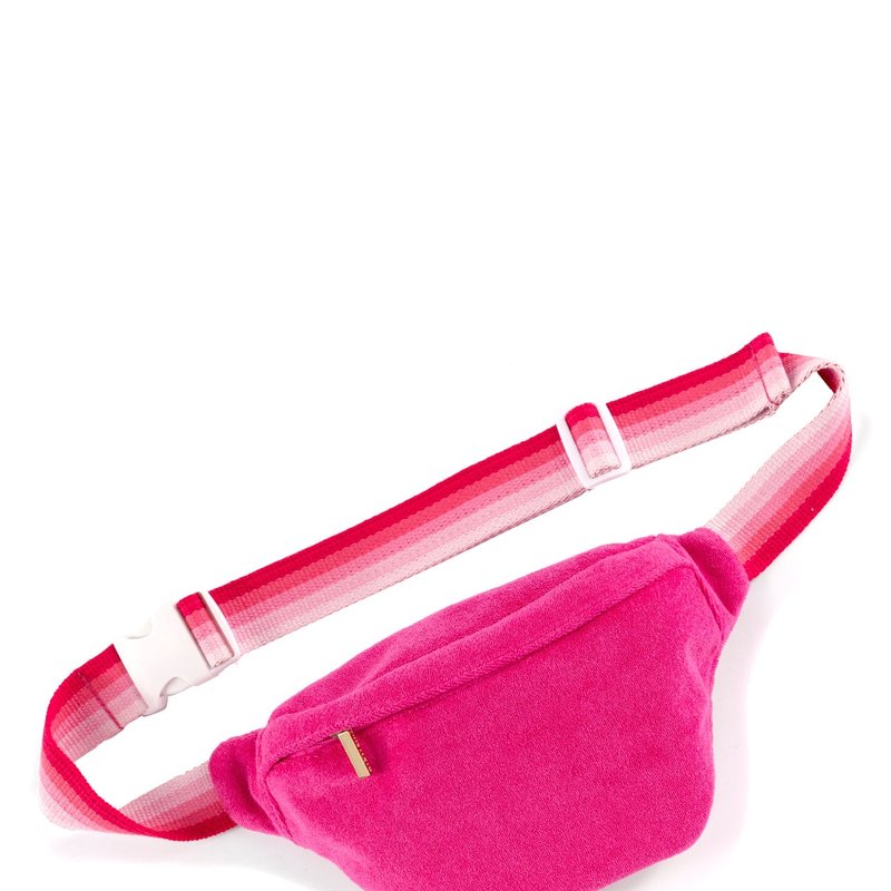 Shop Shiraleah Sol Terry Sling Belt Bag, Fuchsia In Pink