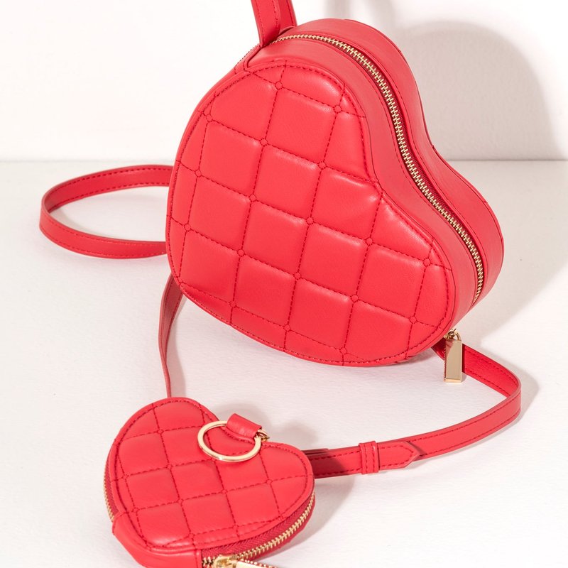 Shop Shiraleah Sweetheart Cross-body Bag, Red